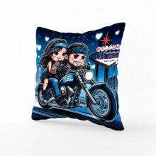 Polštář Zamilovaní motorkáři ve Vegas | ElitniRebel.cz