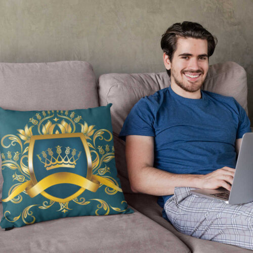 Dekorační polštář Royal Tyrquoise: Královská relaxace