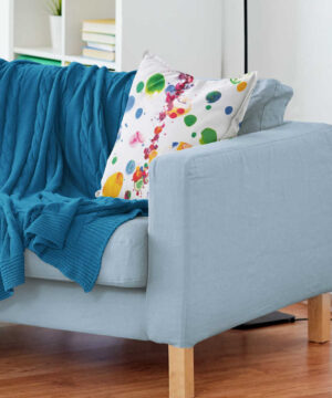 Luxusní dekorační polštář Circus Art: Zábavný a barevný polštář