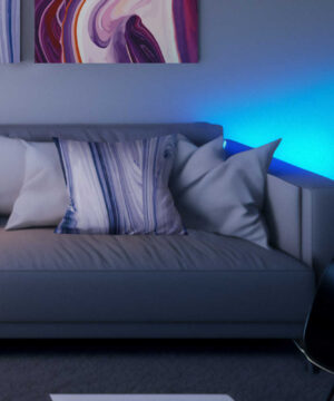 Luxusní dekorační polštář Glacier Art: Svět mrazivé krásy