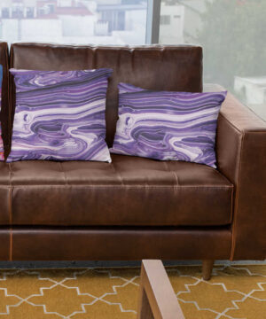 Luxusní dekorační polštář Blue Lagoon Art: Exotická laguna