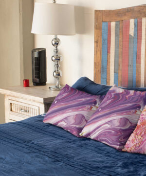 Luxusní dekorační polštář Lava Art: Žhavý svět vulkánů