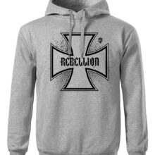 Pánská mikina Iron Cross (Šedá-Černá)