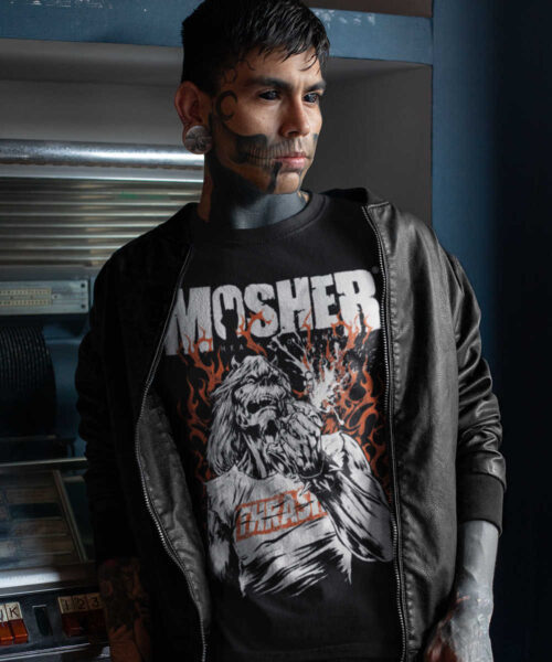 Pánské metalové tričko Mosher Pete Flamin’ Anger