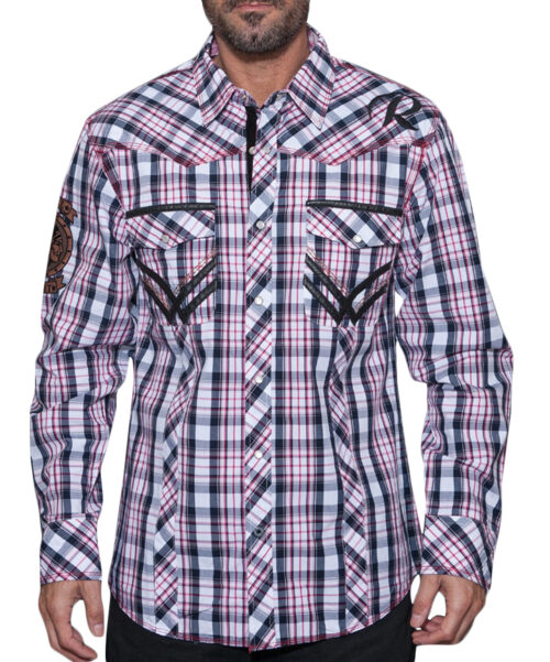 Pánská košile Rebel Spirit kostka Indians