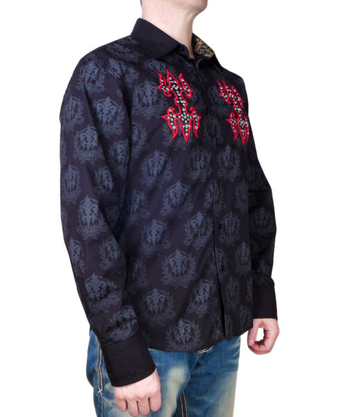 Pánská košile Rebel Spirit královský diamant | Luxusní dárek