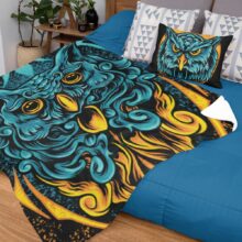 Deky Magic Owl zahřejí tělo i mysl se symbolem moudrosti