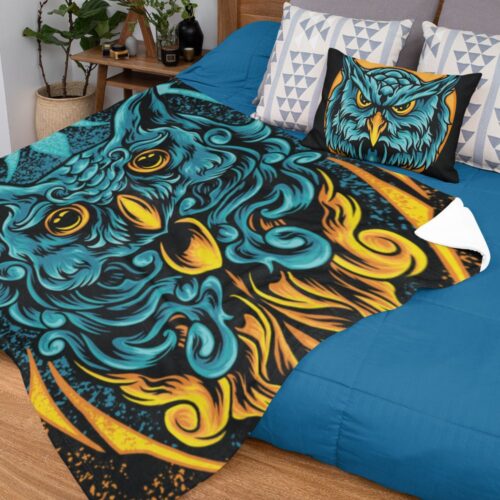 Deky Magic Owl zahřejí tělo i mysl se symbolem moudrosti