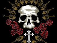 Rockový symbol lebka