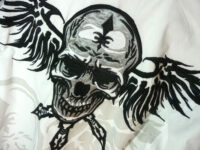 Rockový symbol lebka