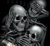 Rockový symbol lebka